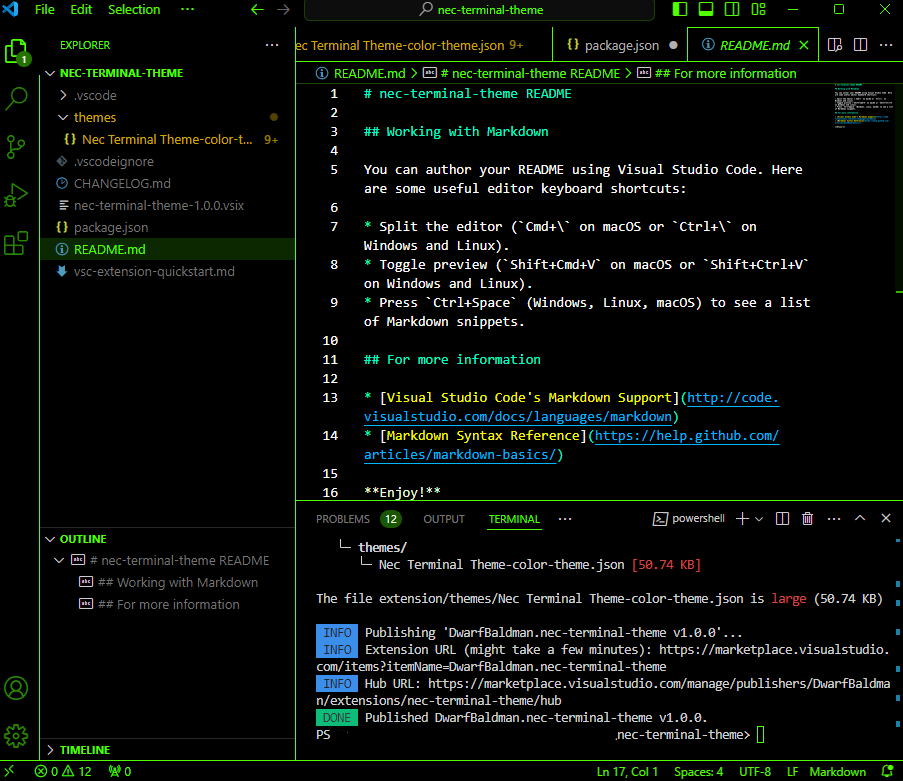 Nec Terminal Theme